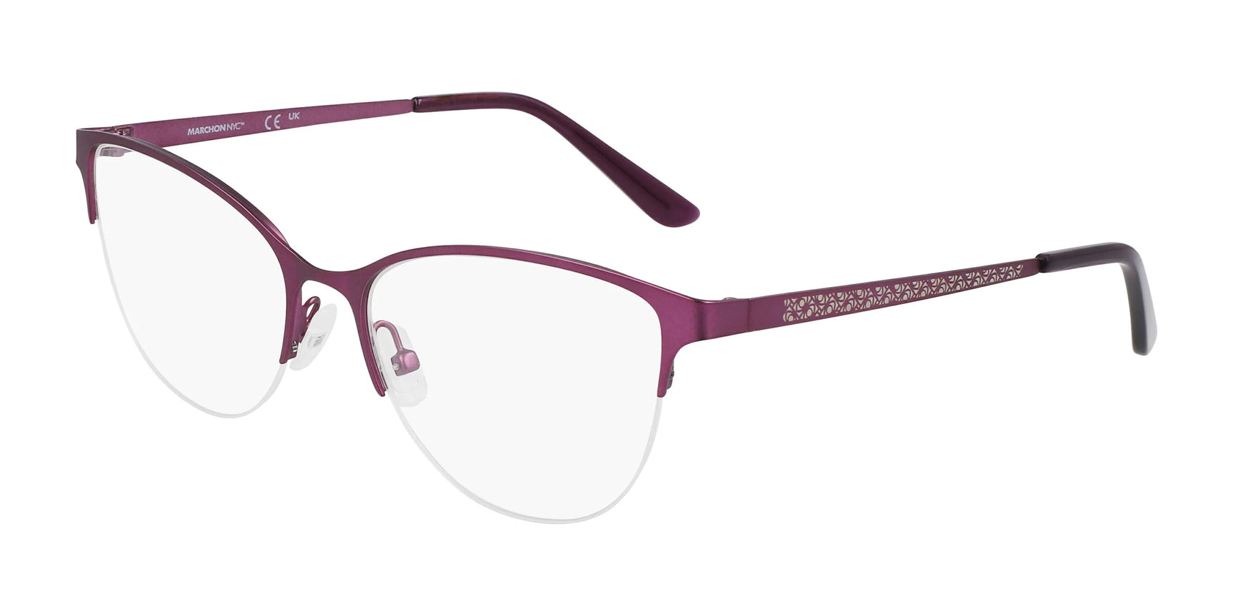 Marchon NYC 4022 Eyeglasses Matte Eggplant Marchon NYC 4022 Eyeglasses Matte Eggplant