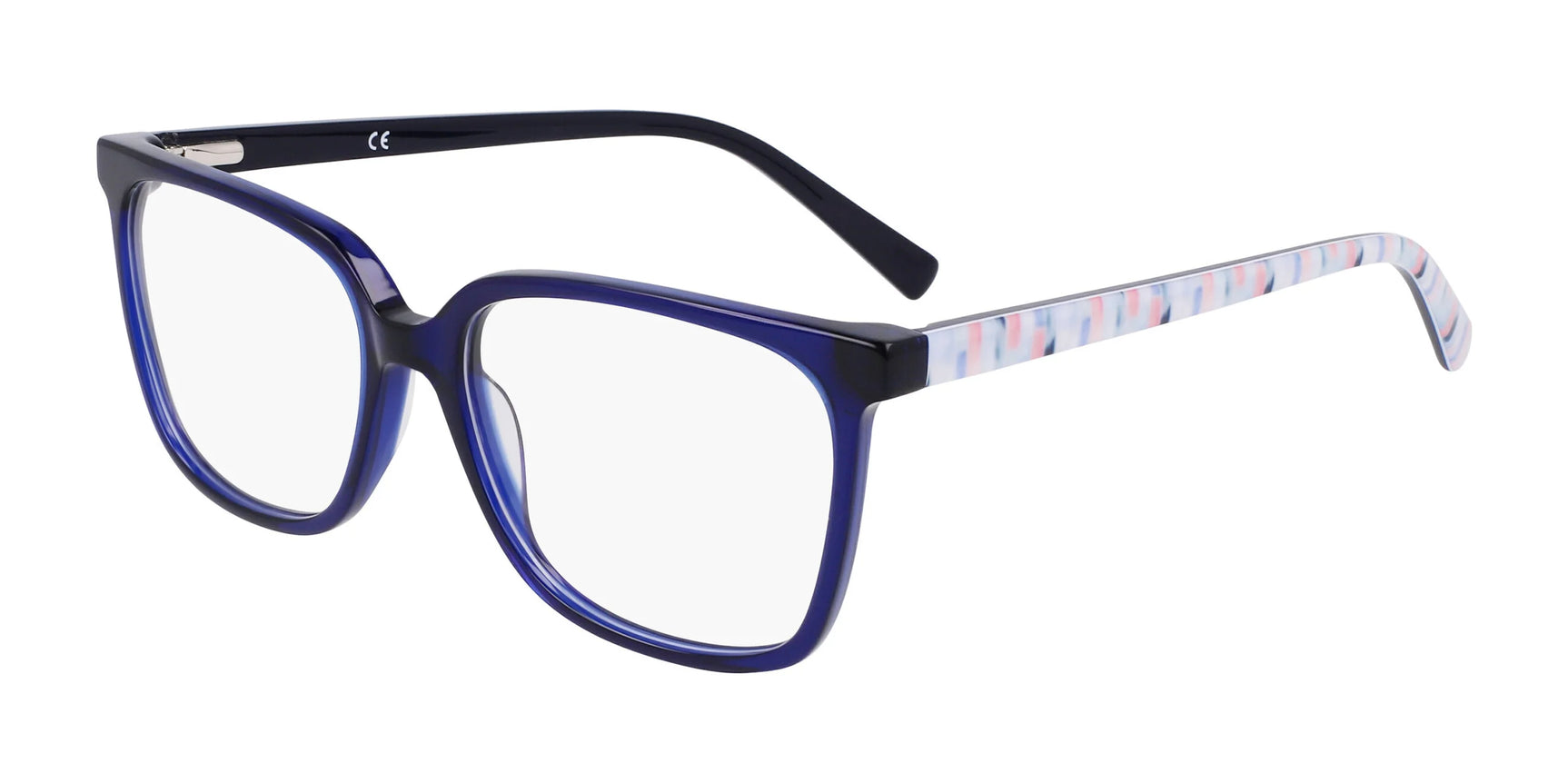 Marchon NYC 5022 Eyeglasses Crystal Blue / Blue Mosiac Marchon NYC 5022 Eyeglasses Crystal Blue / Blue Mosiac
