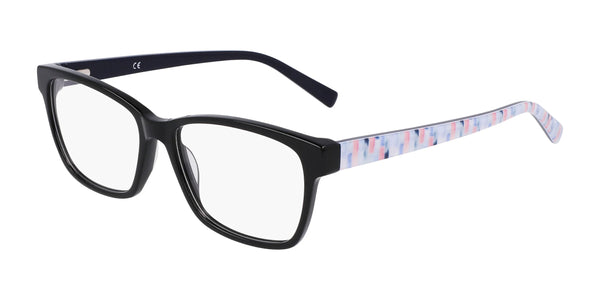 Marchon NYC 5023 Eyeglasses / Black/Blue Mosaic / Size 53