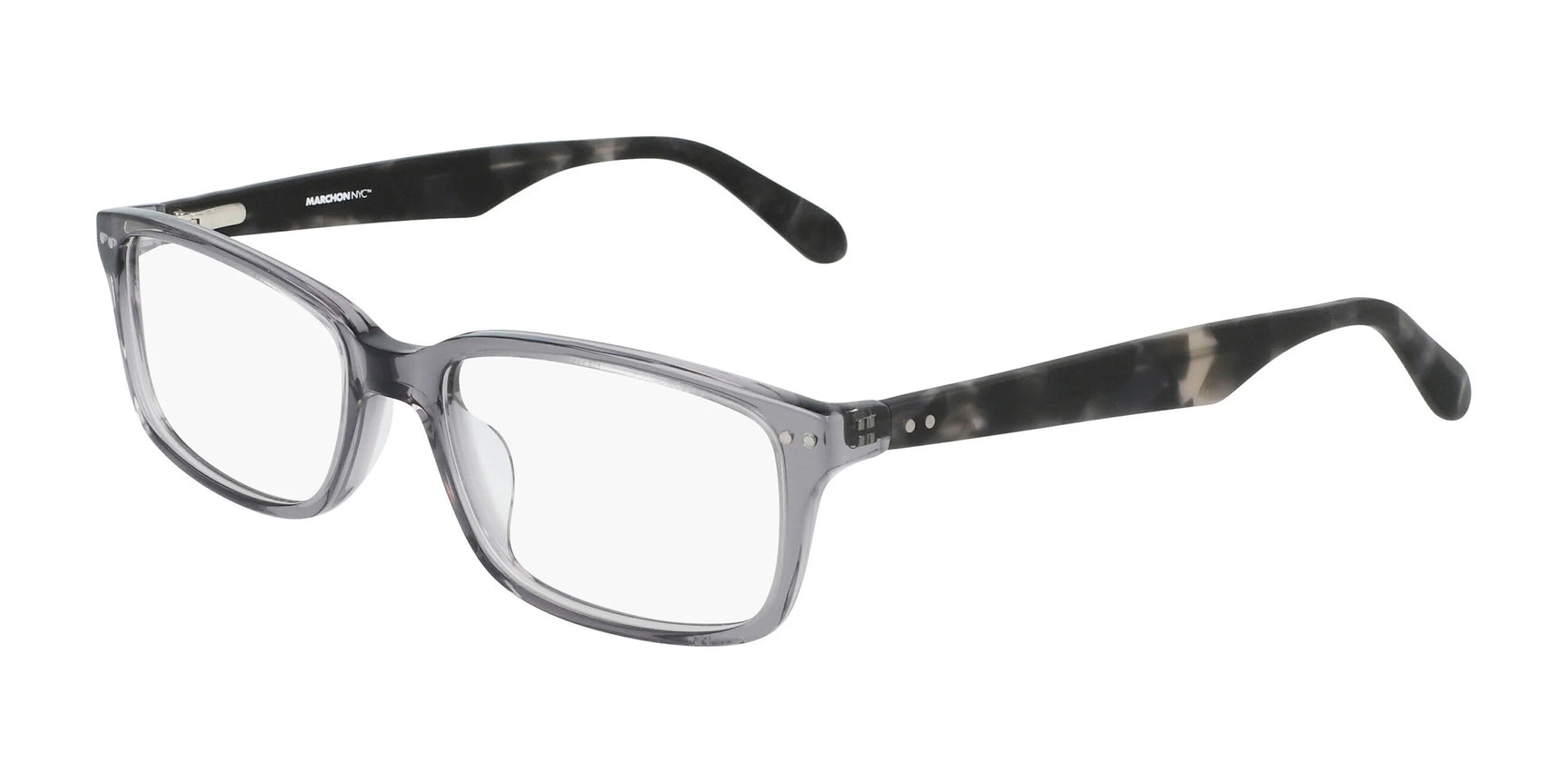 Marchon NYC CARLTON 2 Eyeglasses Grey Crystal Marchon NYC CARLTON 2 Eyeglasses Grey Crystal