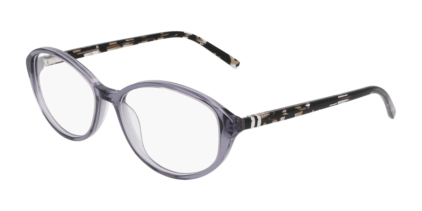 Marchon NYC 5025 N Eyeglasses Crystal Grey / Black Tort Marchon NYC 5025 N Eyeglasses Crystal Grey / Black Tort