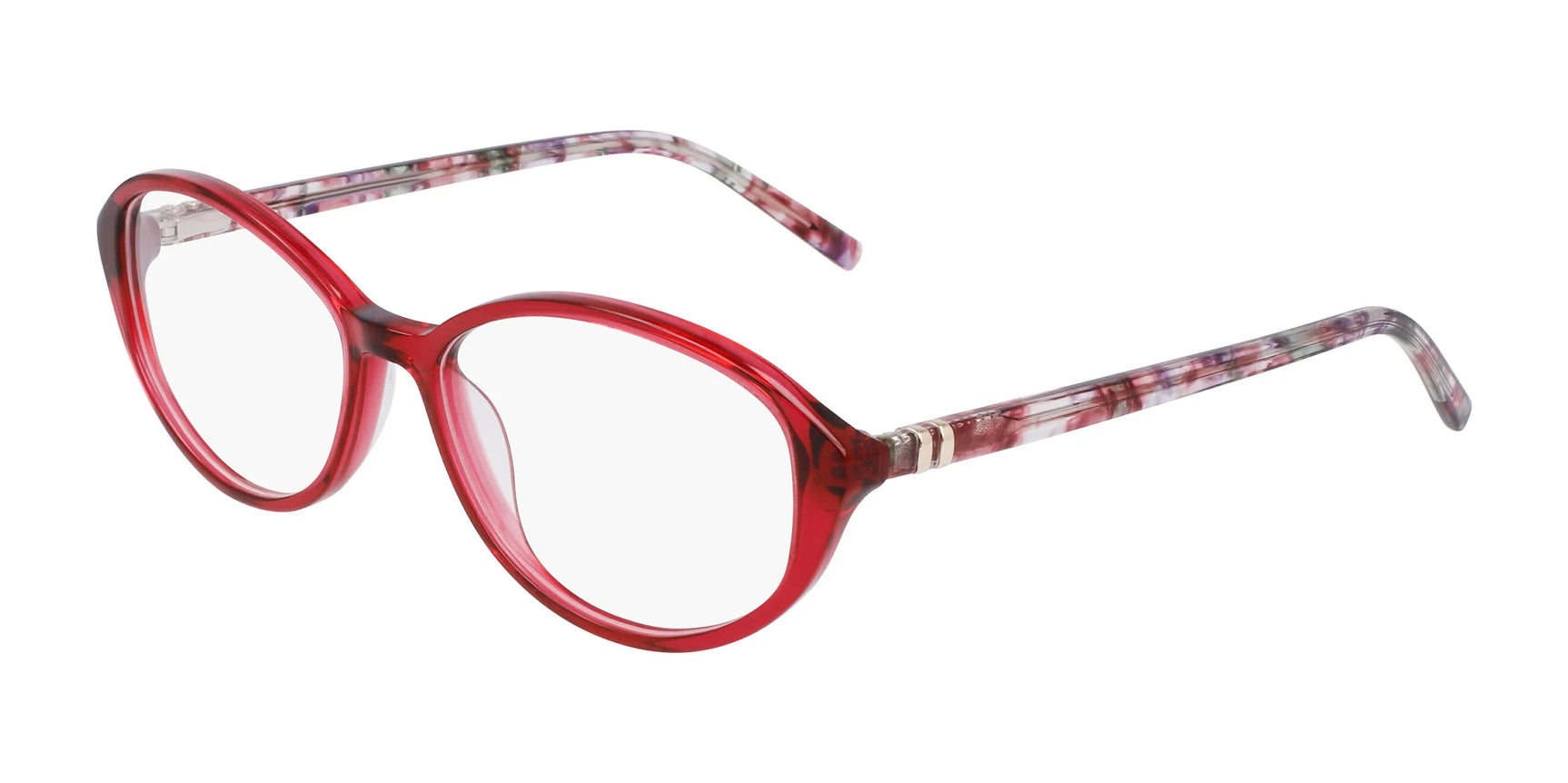 Marchon NYC 5025 N Eyeglasses Crystal Red / Red Marble Marchon NYC 5025 N Eyeglasses Crystal Red / Red Marble