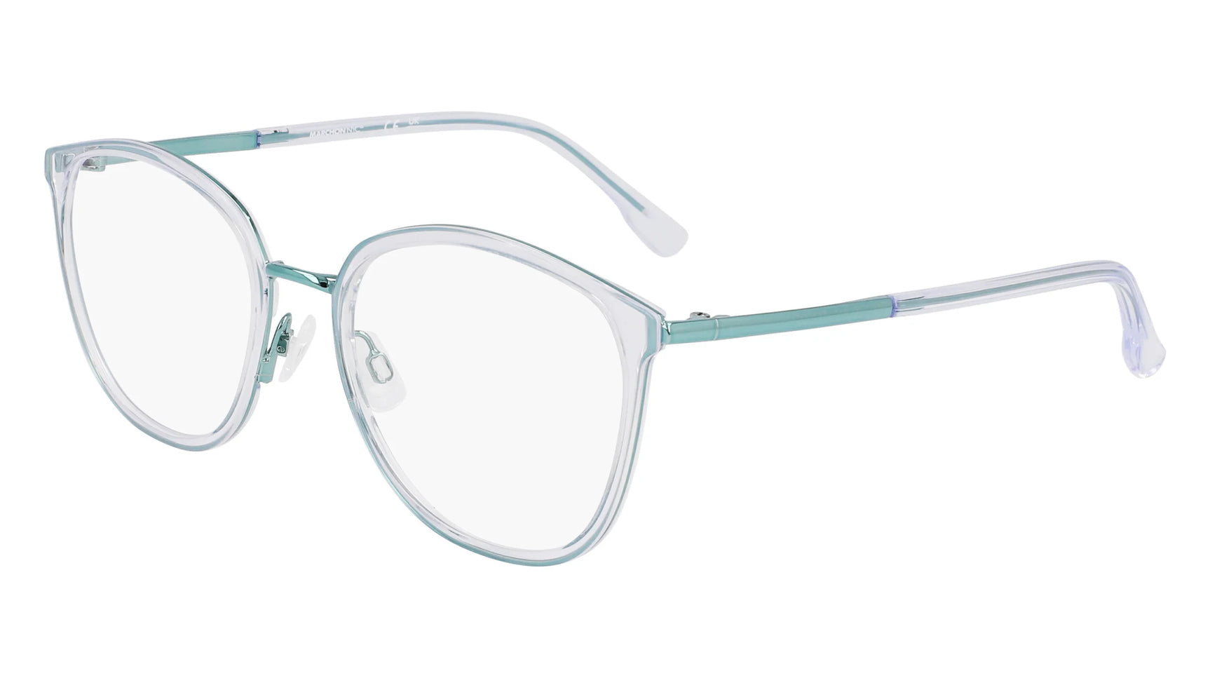 Marchon NYC 5508 Eyeglasses Teal Marchon NYC 5508 Eyeglasses Teal