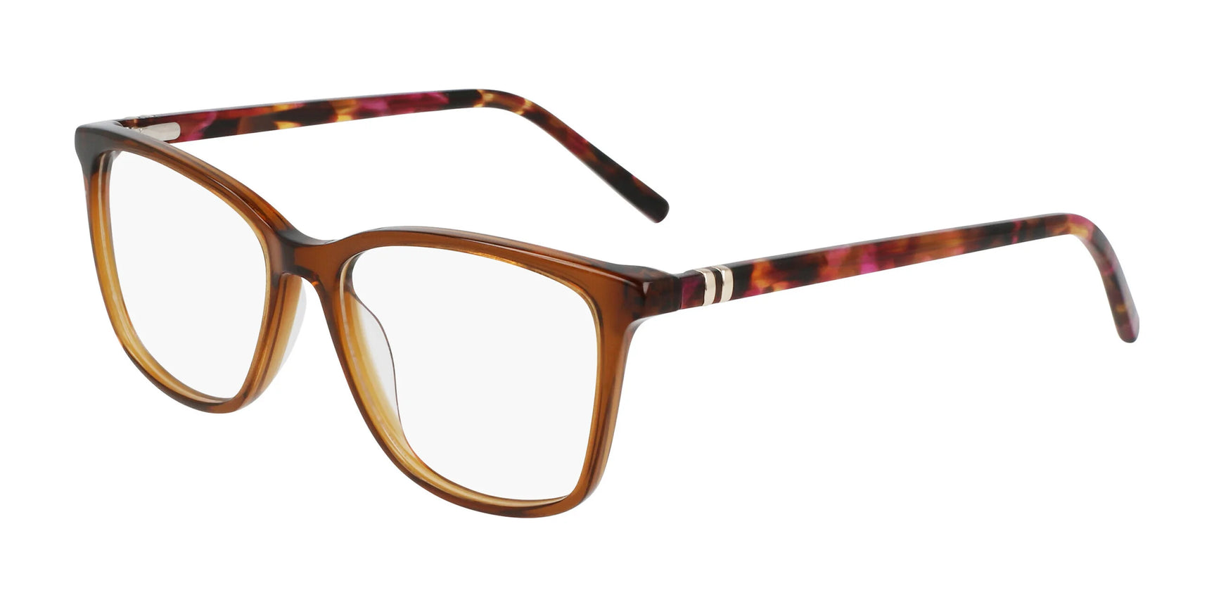 Marchon NYC 5024 N Eyeglasses Crystal Brown / Tortoise Marchon NYC 5024 N Eyeglasses Crystal Brown / Tortoise