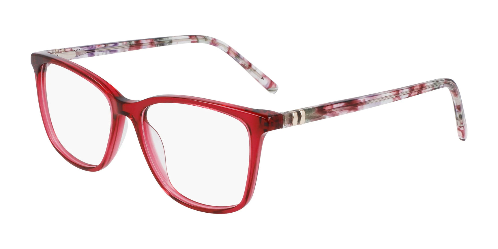 Marchon NYC 5024 N Eyeglasses Crystal Red / Red Marble Marchon NYC 5024 N Eyeglasses Crystal Red / Red Marble
