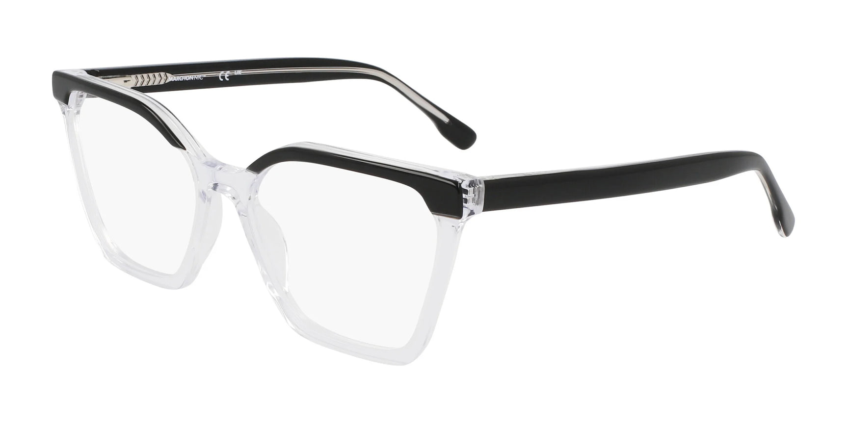 Marchon NYC 5509 Eyeglasses Black Crystal Marchon NYC 5509 Eyeglasses Black Crystal