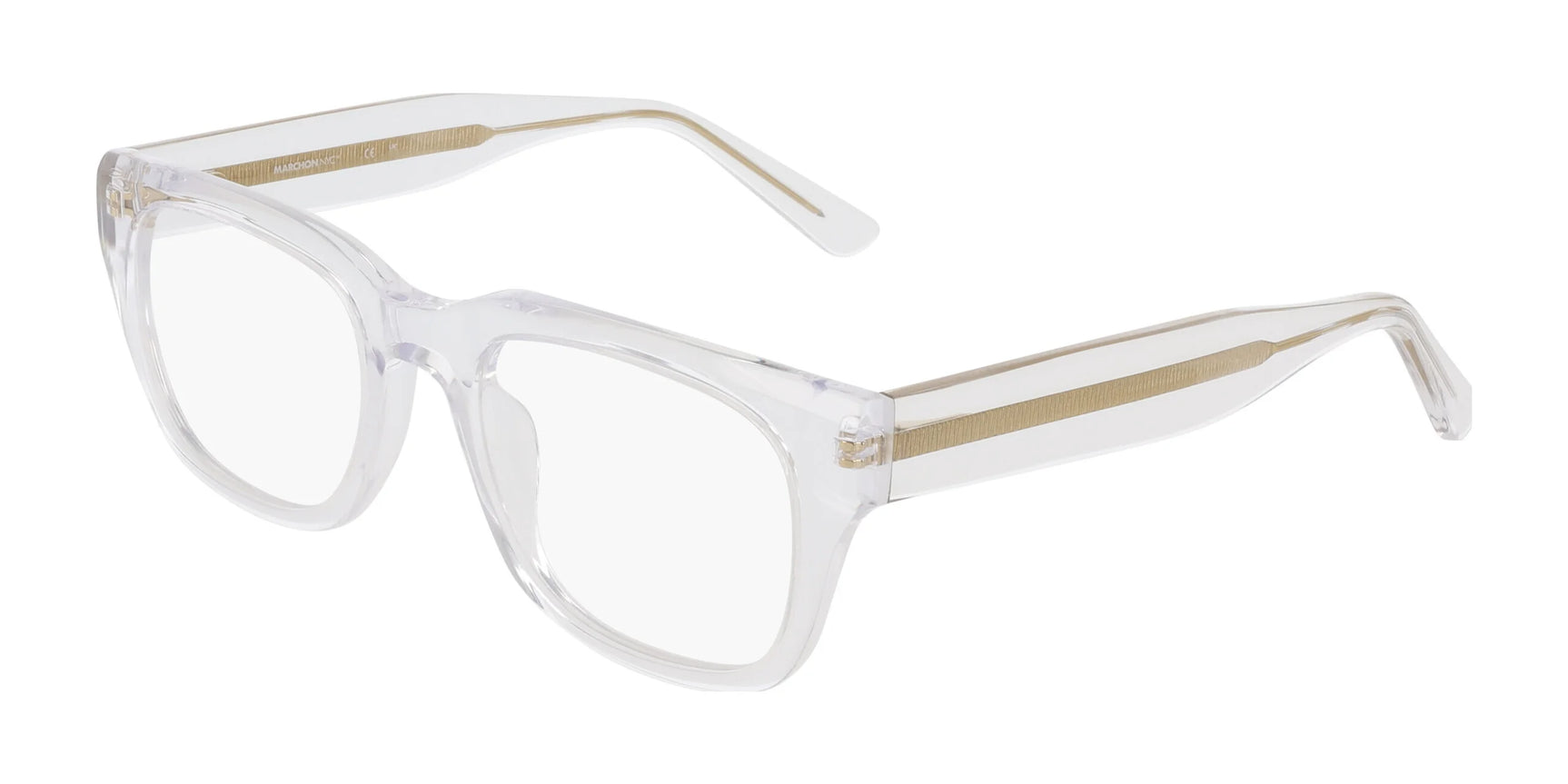 Marchon NYC 8515 Eyeglasses Crystal Clear Marchon NYC 8515 Eyeglasses Crystal Clear