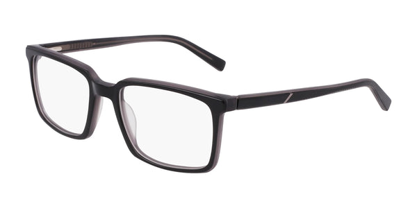 Marchon NYC 3029 Eyeglasses | Size 53 / Black/Matte Smoke Laminate