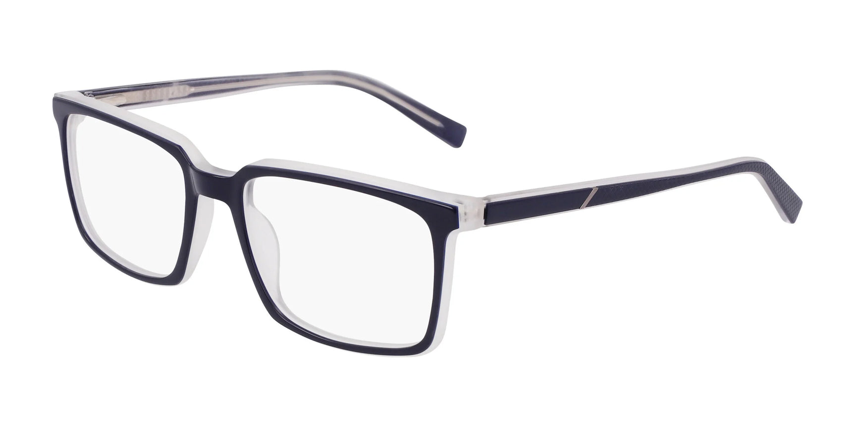 Marchon NYC 3029 Eyeglasses Navy / Matte Crystal Laminate Marchon NYC 3029 Eyeglasses Navy / Matte Crystal Laminate
