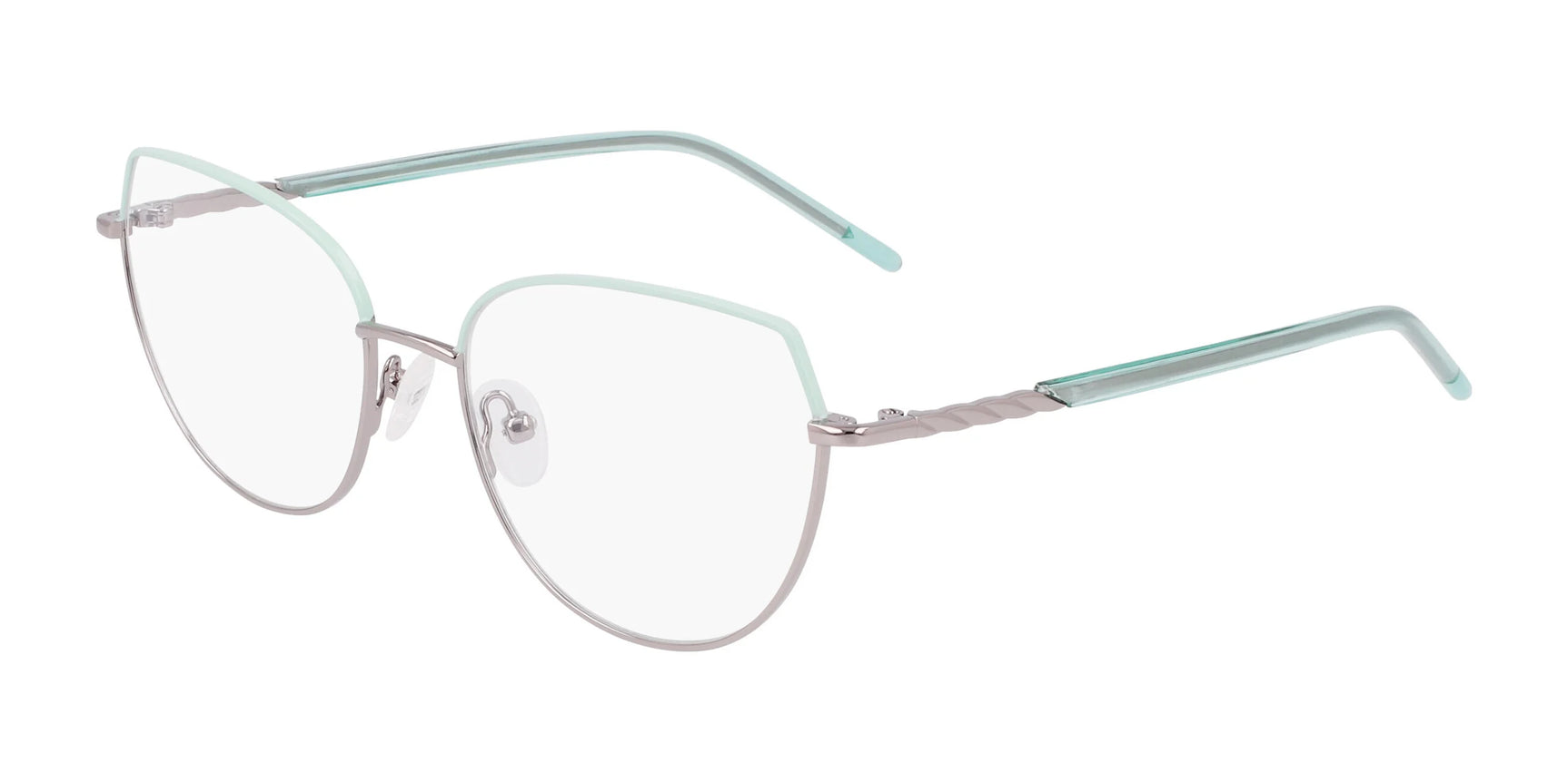 Marchon NYC 4030 Eyeglasses Gunmetal / Seafoam Marchon NYC 4030 Eyeglasses Gunmetal / Seafoam