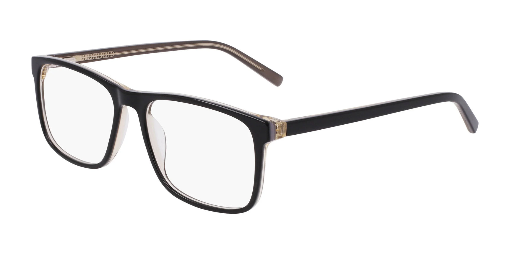 Marchon NYC 3030 Eyeglasses Black / Grey / Crystal Laminate Marchon NYC 3030 Eyeglasses Black / Grey / Crystal Laminate