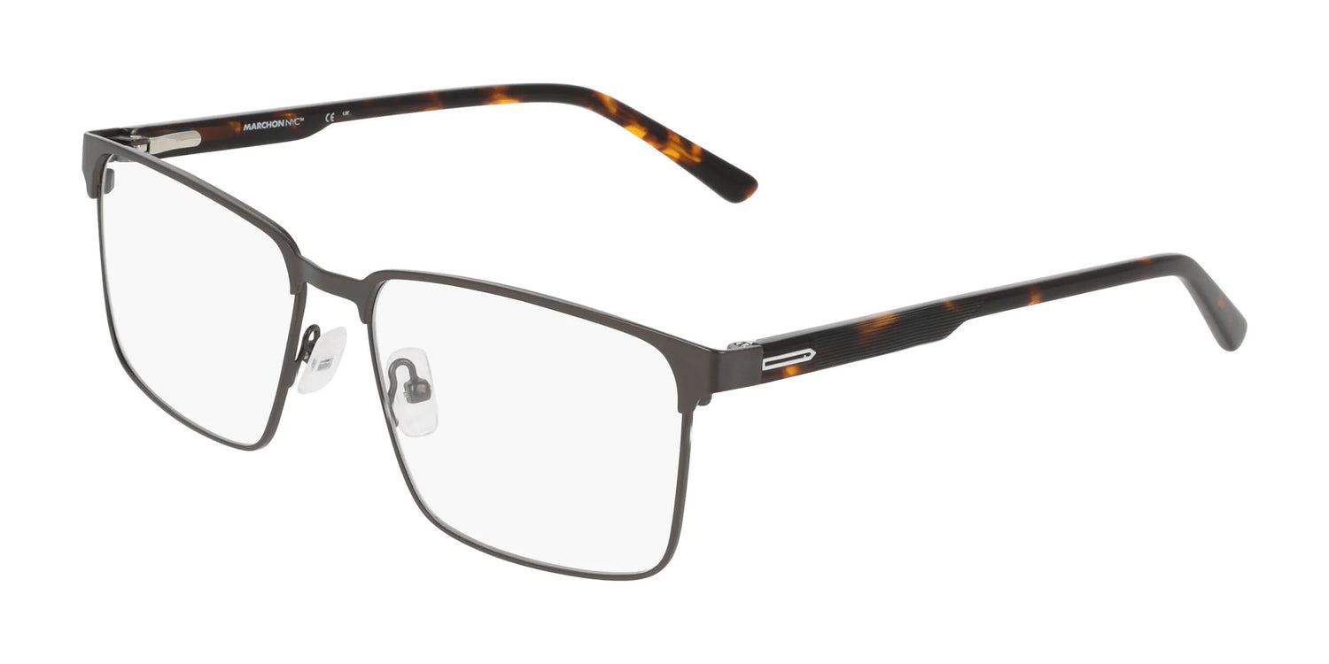 Marchon NYC 2038 Eyeglasses Matte Dark Gunmetal Marchon NYC 2038 Eyeglasses Matte Dark Gunmetal