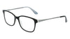 Marchon NYC M5012 Eyeglasses / Black Laminate / Size 51