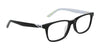 Nike 5546 Eyeglasses / Black/Pure Platinum / Size 47