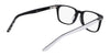 Nike 5546 Eyeglasses / Black/Pure Platinum / Size 47