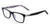 Nike 5547 Eyeglasses / Black / Wolf Grey / Size 46