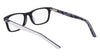 Nike 5547 Eyeglasses / Black / Wolf Grey / Size 46