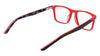 Nike 5548 Eyeglasses | Size 46 / Black / University Red