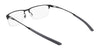 Nike 6064 Eyeglasses | Size 56 / Satin Black/Dark Grey