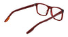 Nike 7163 Eyeglasses | Size 55 / Black/Crystal Clear