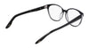 Nike 7164 Eyeglasses | Size 52 / Black/Crystal Clear