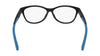 Nike 5039 Eyeglasses | Size 49 / Matte Black / Industrial Blue