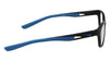 Nike 5039 Eyeglasses | Size 49 / Matte Black / Industrial Blue