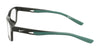 Nike 7017LB Eyeglasses | Size 57 / Matte Black/Atomic Teal