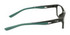 Nike 7017LB Eyeglasses | Size 57 / Matte Black/Atomic Teal
