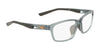 Nike 7017LB Eyeglasses | Size 57 / Matte Black/Atomic Teal