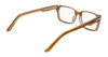Nike 7174 Eyeglasses | Size 53 / Amber/Smoke Laminate