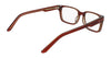 Nike 7174 Eyeglasses | Size 53 / Amber/Smoke Laminate