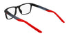 Nike 5058 Eyeglasses | Size 48 / Black/University Red