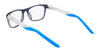 Nike 5058 Eyeglasses | Size 48 / Black/University Red