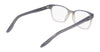 Nike 7177 Eyeglasses | Size 53 / Black/Clear Gradient