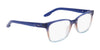 Nike 7177 Eyeglasses | Size 53 / Black/Clear Gradient