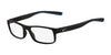 Nike 7090 Eyeglasses | Size 53 / Matte Black/Crystal Photo Blue