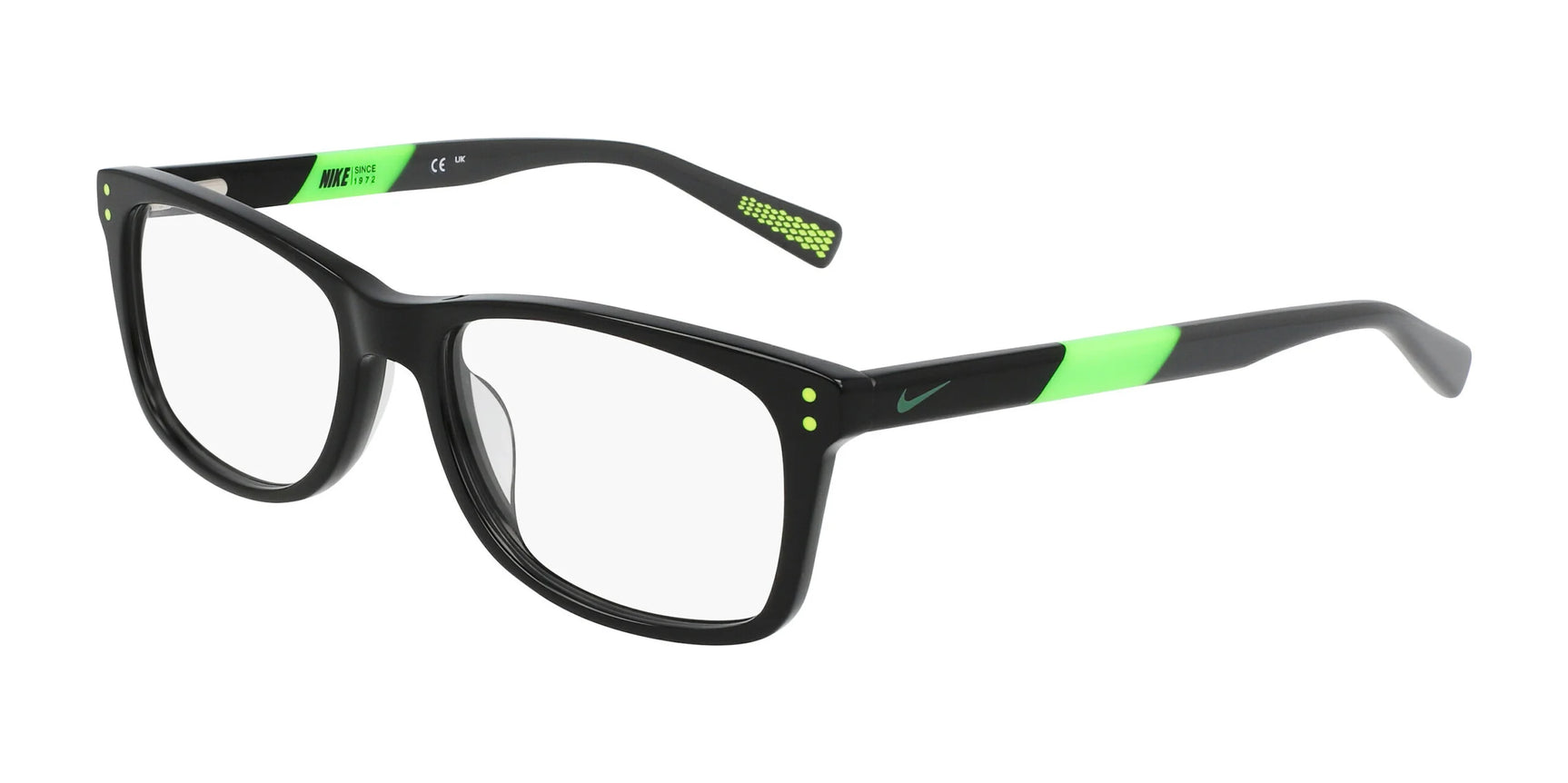 Nike 5538 Eyeglasses Black-Flash Lime Nike 5538 Eyeglasses Black-Flash Lime