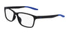 Nike 7118 Eyeglasses | Size 55 / Matte Black/Racer Blue
