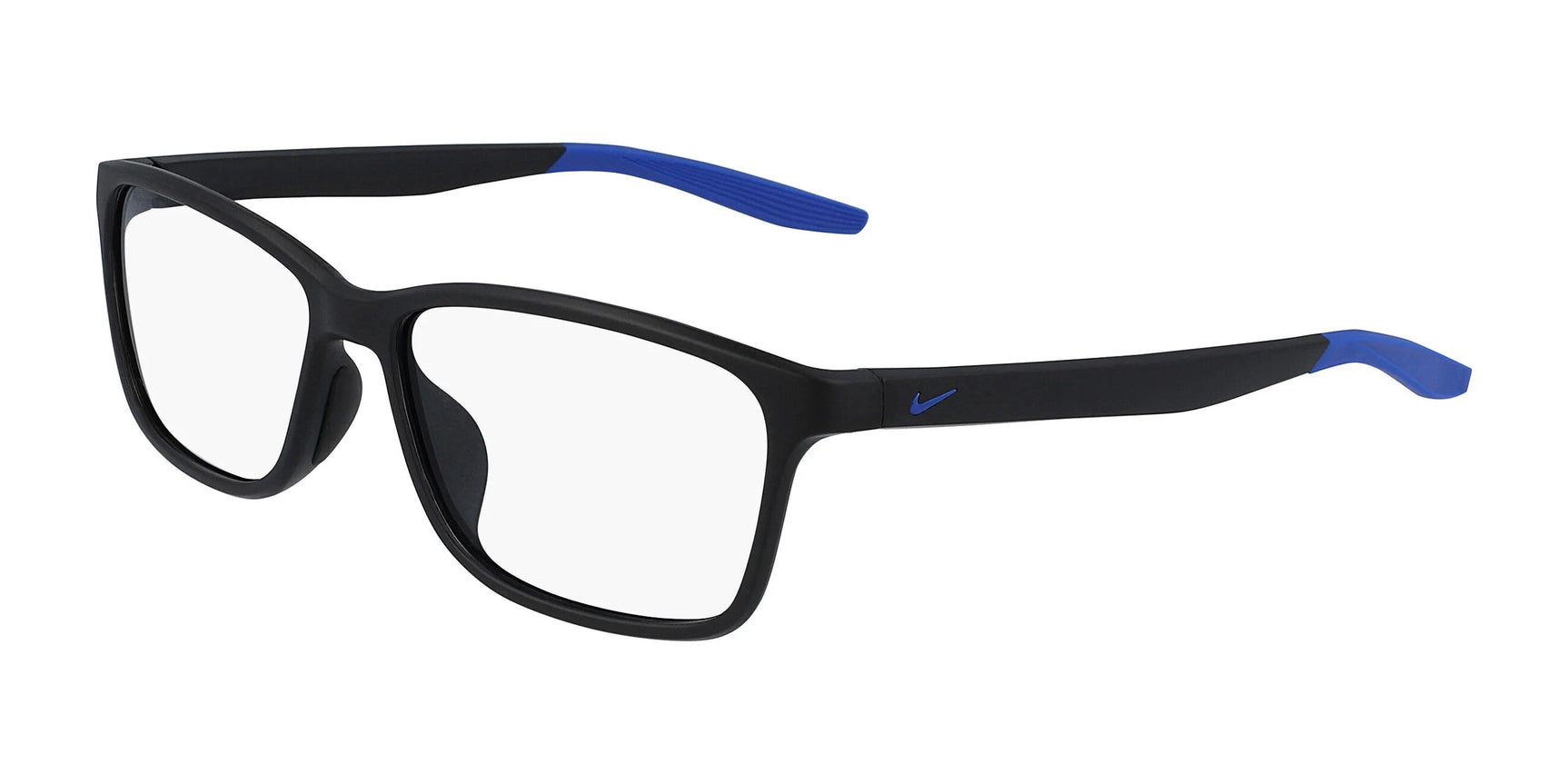 Nike 7118 Eyeglasses Matte Black / Racer Blue Nike 7118 Eyeglasses Matte Black / Racer Blue