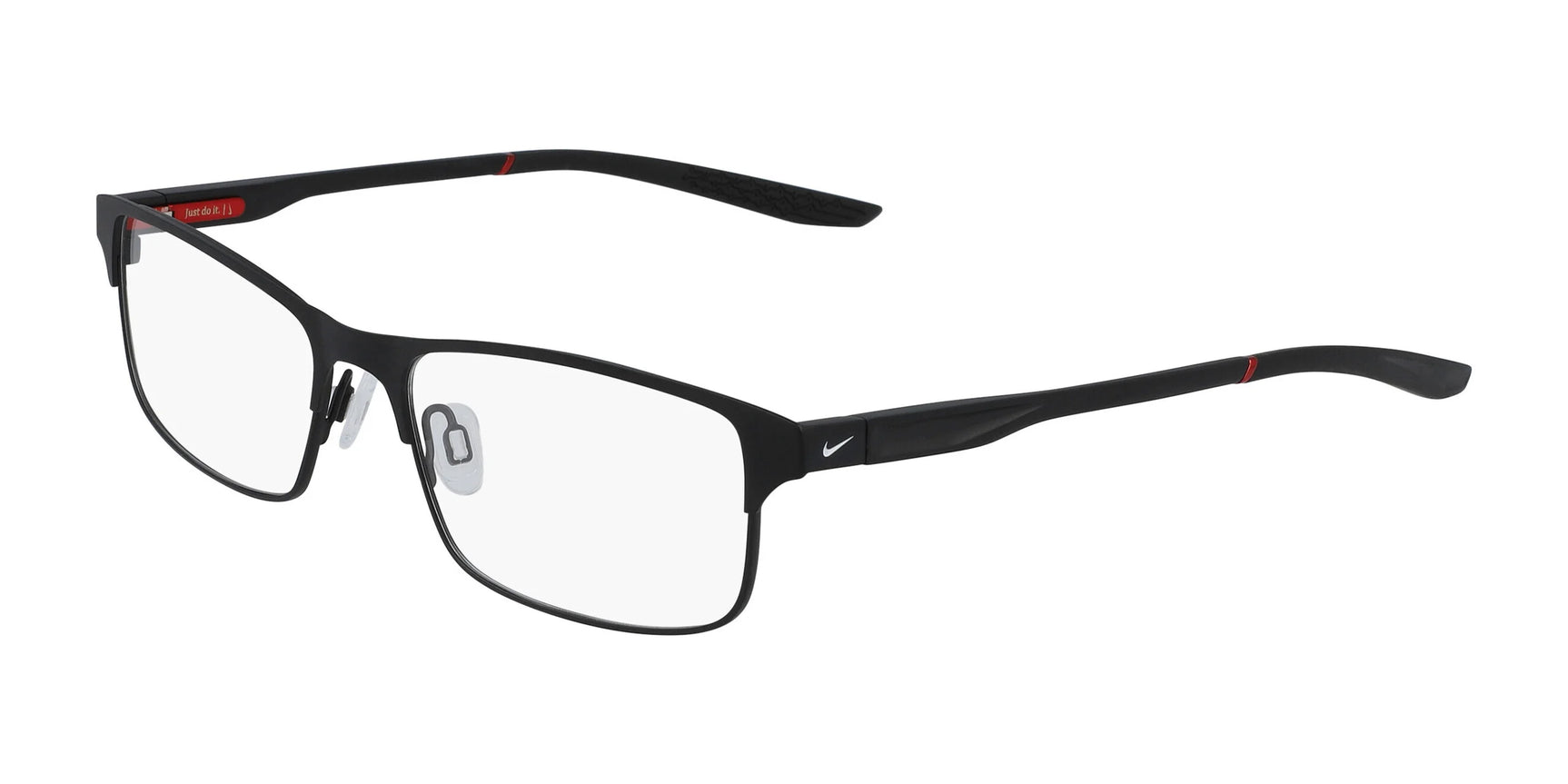 Nike 8046 Eyeglasses Satin Black / Black Nike 8046 Eyeglasses Satin Black / Black