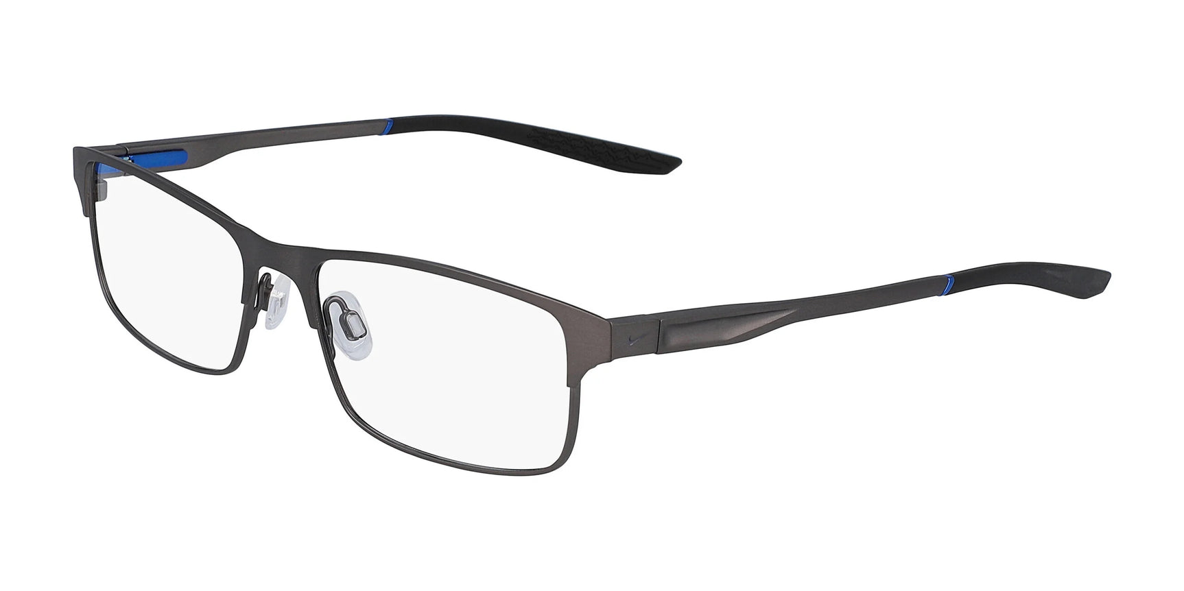 Nike 8046 Eyeglasses Brushed Gunmetal / Black Nike 8046 Eyeglasses Brushed Gunmetal / Black