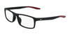 Nike 7119 Eyeglasses | Size 53 / Matte Black/Dark Beetroot