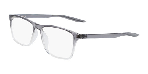 Nike 7125 Eyeglasses / Size 54 / Dark Grey / Clear Fade