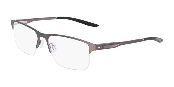 Nike 8045 Eyeglasses | Size 57 / Brushed Gunmetal/Black