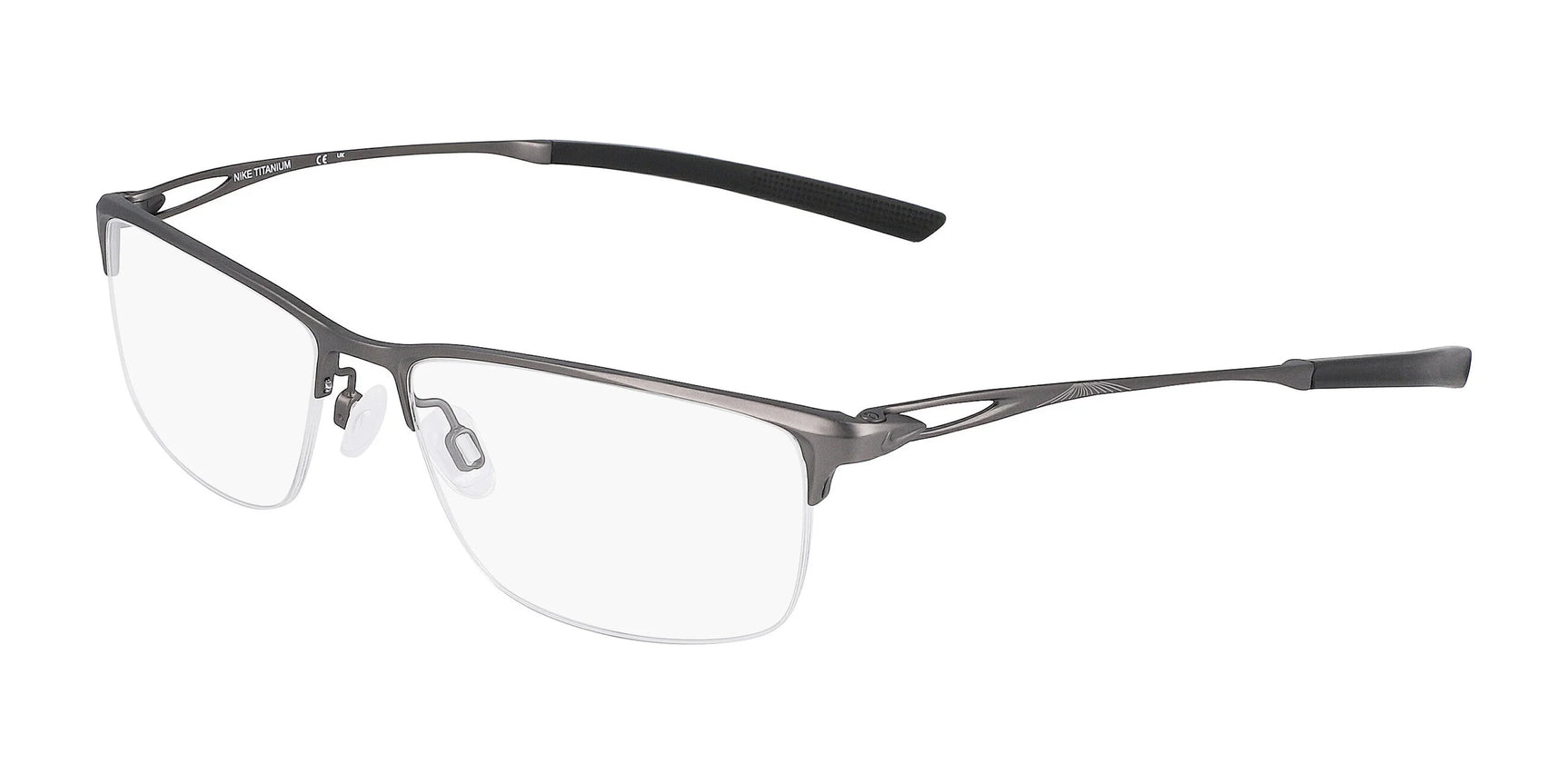 Nike 6064 Eyeglasses Satin Gunmetal / Black Nike 6064 Eyeglasses Satin Gunmetal / Black