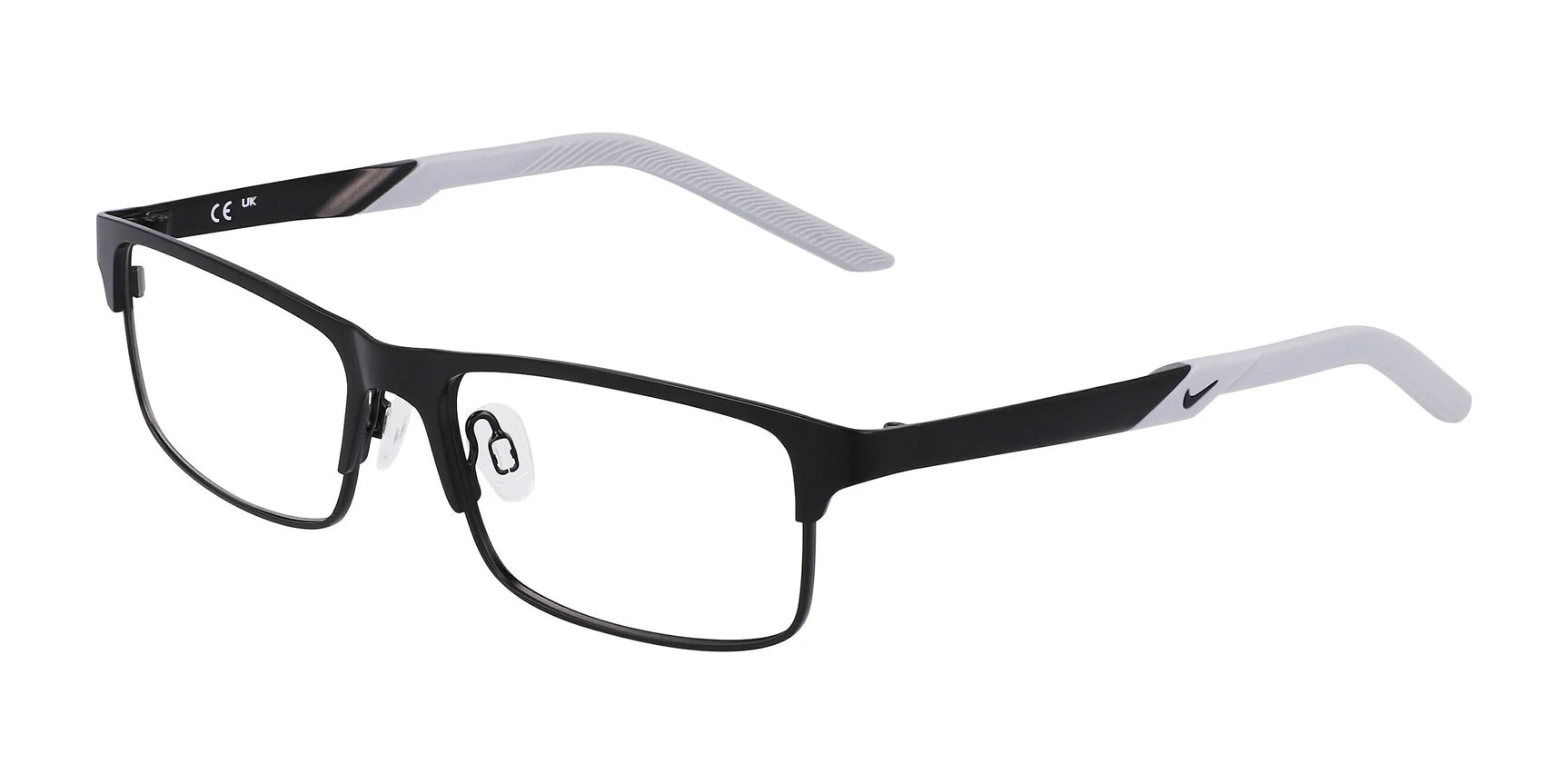 Nike 5592 Eyeglasses Satin Black / Wolf Grey Nike 5592 Eyeglasses Satin Black / Wolf Grey