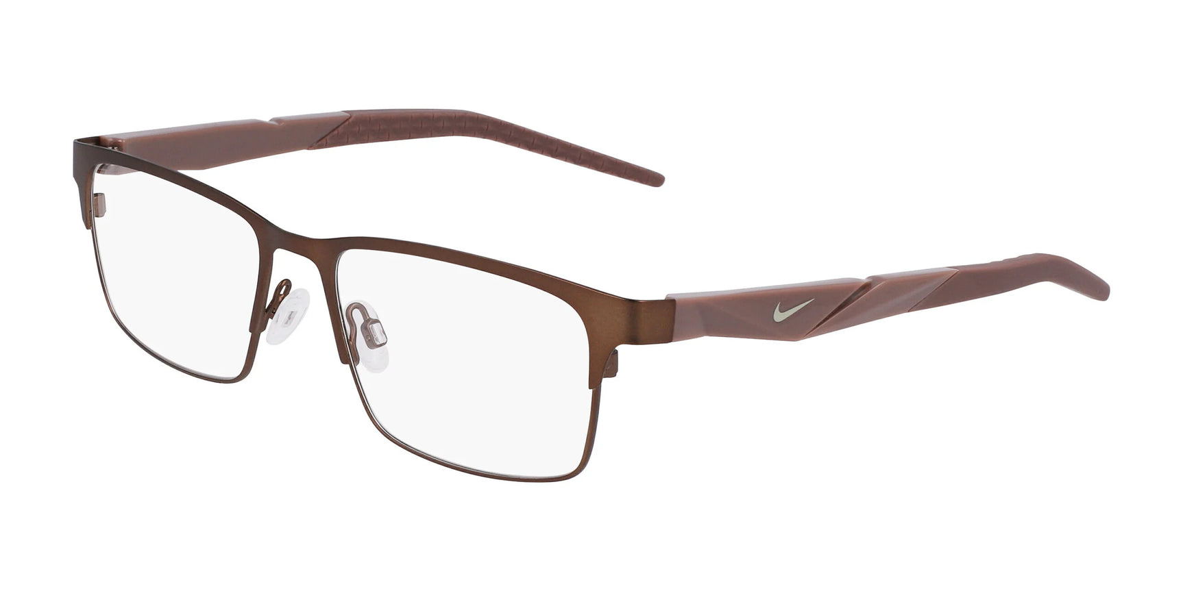 Nike 8154 Eyeglasses Satin Brown Basalt Nike 8154 Eyeglasses Satin Brown Basalt