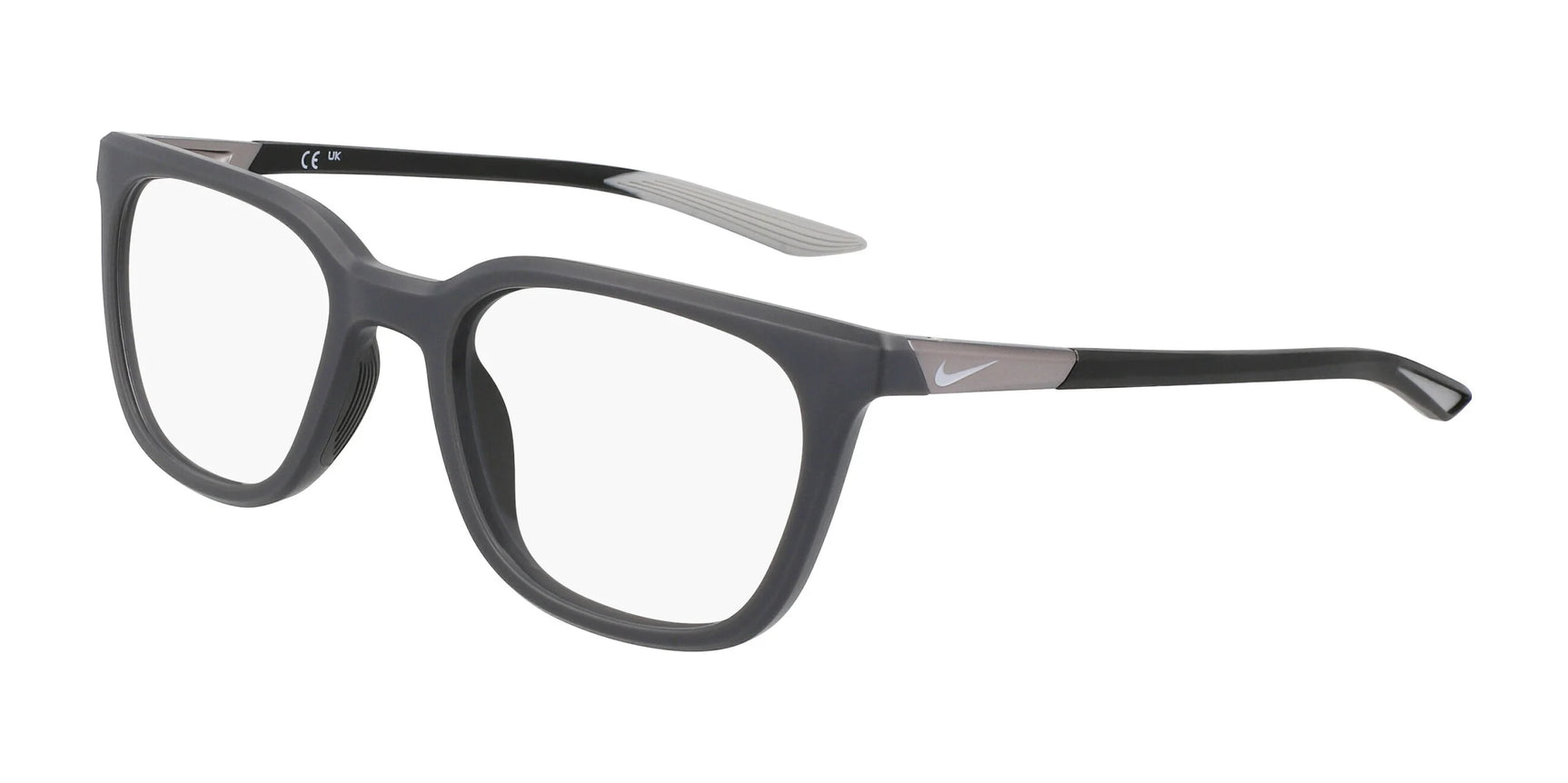 Nike 7290 Eyeglasses Matte Dark Grey / Black Nike 7290 Eyeglasses Matte Dark Grey / Black