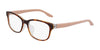 Nike 7165LB Eyeglasses | Size 53 / Tortoise/Crystal Blush